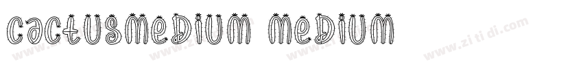 CactusMedium Medium字体转换